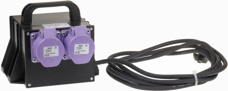 Connectra Veiligheidstrafo 24V-200VA 2xCEE 24V/2P/16A